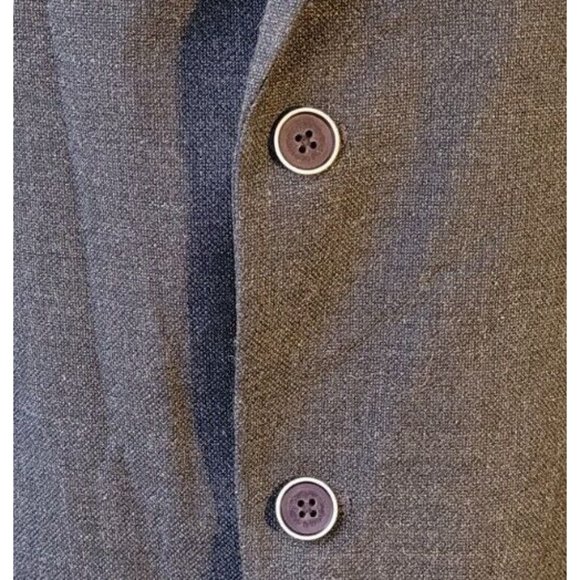 Tommy Hilfiger 40R Men's Blazer Charcoal Gray Two-Button/Vent Lightweight B522 - Picture 2 of 9